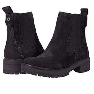 Timberland Women's Courmayeur Valley Chelsea Boot, 8 , Jet Black